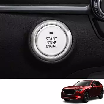 Крышка кнопки запуска двигателя Bmolpt, совместимая с Mazda New CX-60 серии KH (сентябрь 2022 г.