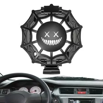 Крышка кнопки запуска Spider Web, клейкая, из сплава, крышка кнопки запуска автомобиля, защитная крышка для кнопки зажигания, устойчивая к царапинам