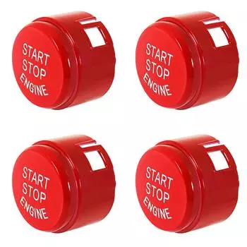Крышка кнопочного переключателя двигателя Start Stop для BMW F01 F02 F10 F11 (красный)