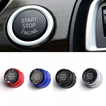 Крышка кнопочного переключателя запуска двигателя для BMW F01 F02 F10 F11 F12 5 Series 2009-2013 чёрный