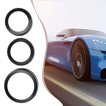 Крышка кольца поворота ручки громкости автомобильного радиоприемника для Grand Cherokee 2014-2024 Аксессуары для замены крышки кольца ручки чёрный