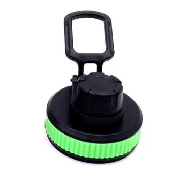 Крышка колбы с гибкой ручкой, пищевая защита от разливов, изолированная крышка для бутылки с водой с широким горлышком, запасные части жёлтый