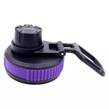 Крышка колбы с гибкой ручкой, пищевая защита от разливов, изолированная крышка для бутылки с водой с широким горлышком, запасные части розовый