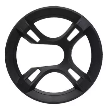 Крышка колеса велосипедной цепи, пластиковая пластина, защитное ограждение, аксессуары для поворотной рукоятки чёрный