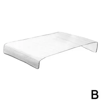 Крышка кондиционера наружная энергосберегающая водонепроницаемая изоляционная AC солнцезащитная алюминиевая крышка S8U7 gray-1pcs