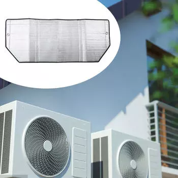 Крышка кондиционера Солнцезащитные козырьки Пыленепроницаемый Защитный Водонепроницаемый 110cmx45cm Flat