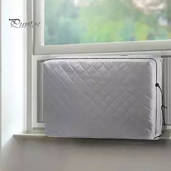 Крышка кондиционера Защита от пыли Двойная фиксация ремня Простая установка Водонепроницаемая крышка оконного блока Защитная крышка кондиционера S