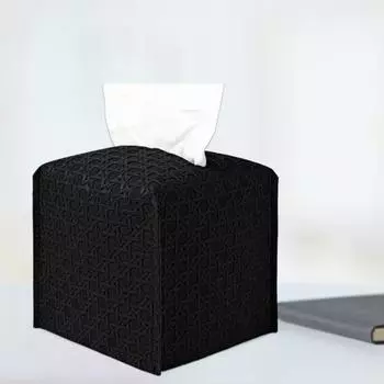 Крышка коробки для салфеток Yousheng, одноразовый держатель для бумажных полотенец для рук, современный минималистский дизайн, простой в использовании, водонепроницаемый держатель для салфеток, универсальный декор чёрный