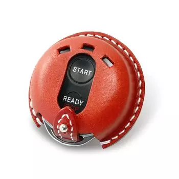 Крышка корпуса стартера двигателя Honda, чехол для смарт-ключа, кожаный чехол для автомобиля, сделано в Японии [Kakuchaya] honda-saRD (красный) красный