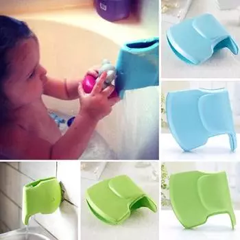 Крышка крана для воды, средства безопасности для детской стирки, защита головы слона синий