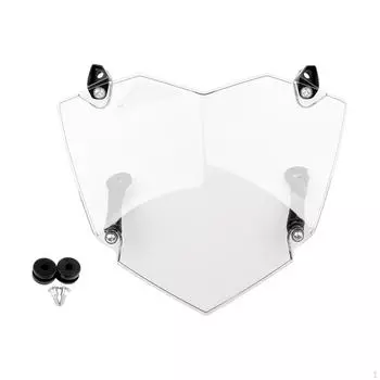 Крышка лампы защиты фар мотоцикла, стабильная производительность, защитная защита, протектор белый