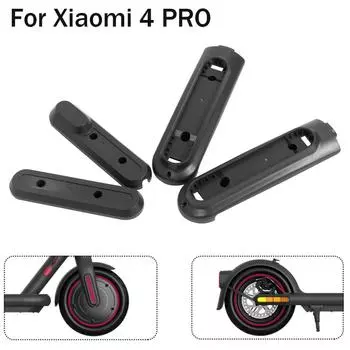 Крышка левого и правого колеса, защитный чехол для электрического скутера Xiaomi 4 Pro, передние и задние защитные светоотражающие чехлы, детали чёрный