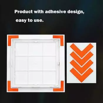 Крышка люка для открывания двери Съемная конструкция Шарнирная сантехническая дверца люка Металлическая панель люка для потолка из гипсокартона 100mmx100mm