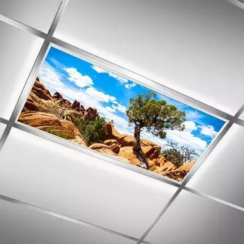 Крышка люминесцентного светильника с 10 магнитами Изысканный узор Простая установка Фильтр люминесцентного света Магнитная крышка потолочного светильника A