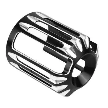 Крышка масляного фильтра мотоцикла из алюминия с ЧПУ для Sportster XL 883 Dyna Softail Touring Unive чёрный