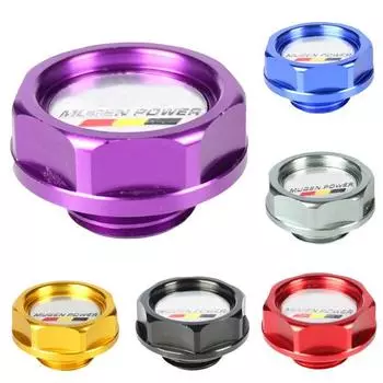 Крышка масляного топливного фильтра автомобиля, крышка масляного двигателя, гоночный бак для Honda Civic красный