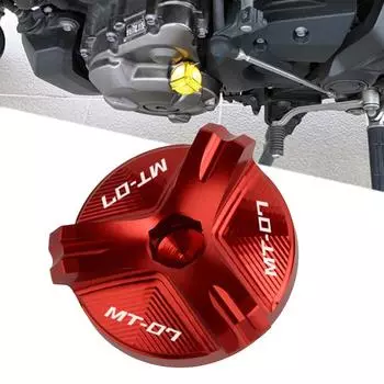 Крышка масляного заливного отверстия двигателя мотоцикла с ЧПУ для YAMAHA MT07 MT 07 2014 2015 2016 2017 2018 чёрный