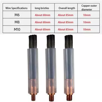 Крышка медной щетки M10 для травления и удаления закаленного цвета M10