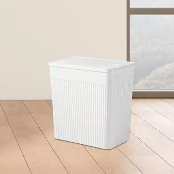 Крышка мусорного ведра мусорное ведро компактный контейнер для отходов для кухни офиса спальни 26x17.5x34 cm