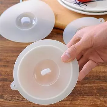 Крышка на присоске для кружки, герметичная силиконовая герметичная крышка для кофейной чашки, крышка для кухонной чашки small