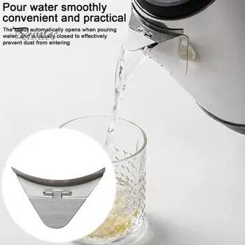 Крышка носика электрического чайника, нержавеющая сталь, герметичная, универсальная, простая в установке, крышка для чайника, блендера, пылезащитная крышка