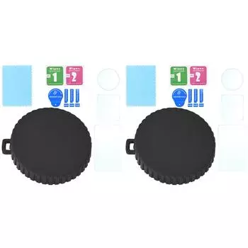 Крышка объектива из ТПУ, закаленное стекло, передняя и задняя защитная пленка для Osmo Action 4(В)