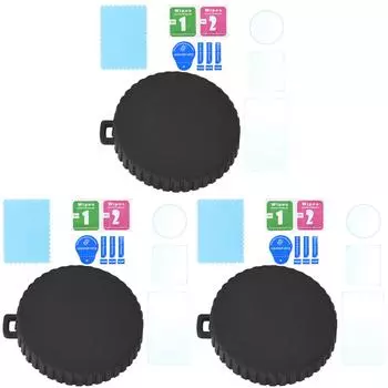 Крышка объектива из ТПУ, закаленное стекло, передняя и задняя защитная пленка для Osmo Action 4(В)