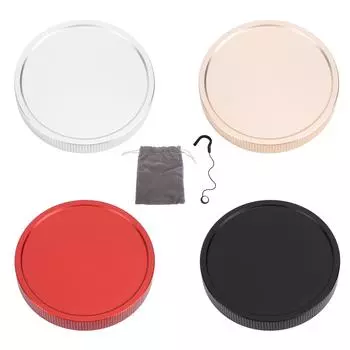 Крышка объектива камеры пылезащитная водонепроницаемая устойчивая к царапинам алюминиевая защитная крышка объектива для Mini 90 Silver