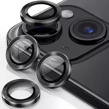 Крышка объектива камеры совместима с iPhone 15 Plus Защита камеры из алюминиевого сплава Закаленное стекло для iPhone Plus Пленка для камеры устойчива к царапинам