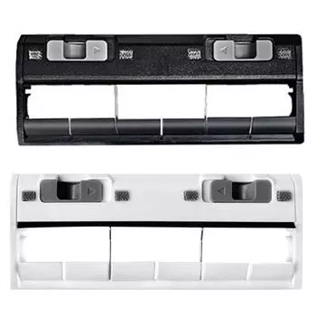 Крышка основной щетки из пластика, прилипающего к полу, уменьшает повреждение белый