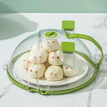 Крышка от брызг в микроволновой печи для еды с пароваркой и ручкой, крышка для миски, защита от брызг в микроволновой печи, гаджеты для домашней кухни CHINA