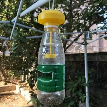 Крышка от бутылки с тлей Белокрылка Уничтожитель насекомых на открытом воздухе Ловушка для борьбы с вредителями Ловушка для плодовых мух 6Pcs