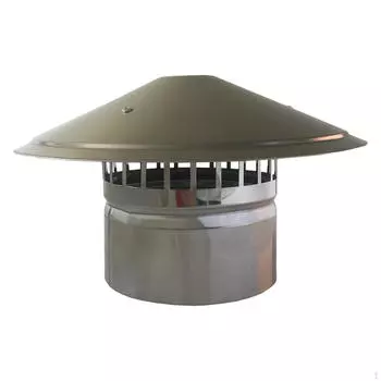 Крышка от дождя для дымохода, крышка для печной трубы, практичная защитная дышащая крышка, вентиляционное отверстие на крыше для