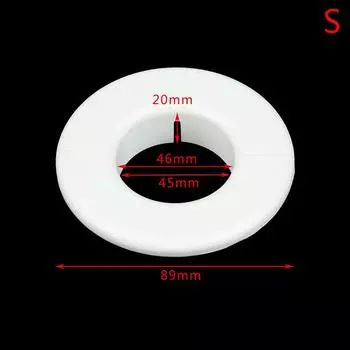 Крышка отверстия для кондиционирования воздуха ABS, круглая настенная декоративная крышка с зарезервированным отверстием S
