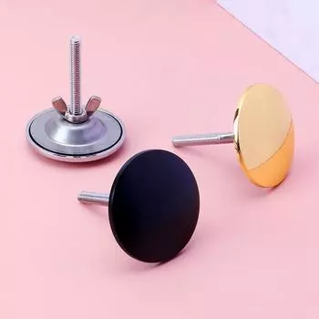 Крышка отверстия для кухонного крана из нержавеющей стали, заглушка для отверстия под кран, заглушка для предотвращения протечек, аксессуары для ванной комнаты чёрный