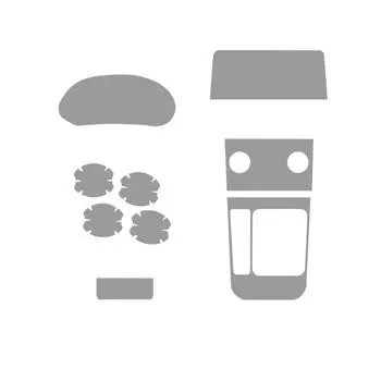 Крышка панели автомобиля TPU защитная пленка для панели, замена для Tiggo 2020 5X, навигация, приборная панель, без кнопки