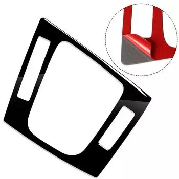 Крышка панели переключения передач автомобиля для BMW 3 серии E46 1998-2005 Piano Black, рамка панели переключения передач, отделка CHINA