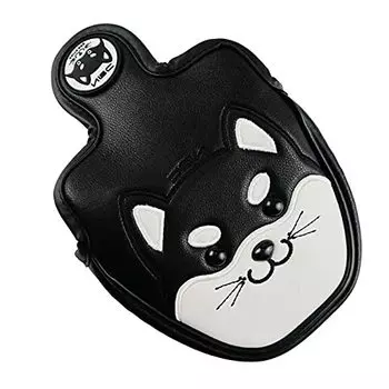 Крышка паттера, совместимая с мячами Odyssey 2 для молотков магнитного типа, совместимая с молотками Scotty Cameron Odyssey Akita Inu (Для черных)