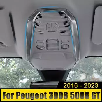 Крышка передней и задней лампы для чтения для Peugeot 3008 5008 GT 3008GT 5008GT 2016 2017 2018 2019 2020 2024 2024 2024 Автомобильные аксессуары