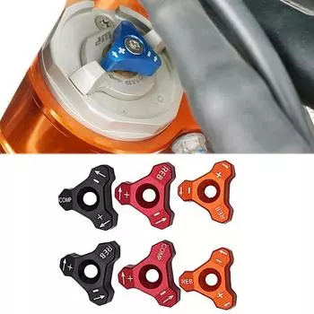 Крышка передней вилки Крышка подвески Удобная регулировка Передний регулятор амортизатора Крышка вилки подвески Крышка болта трубки регулятора чёрный