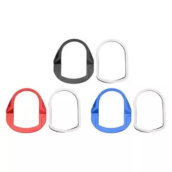 Крышка переключателя электрического замка двери мотоцикла, устойчивая к царапинам, алюминиевый сплав, резка с ЧПУ для XMAX300 Red