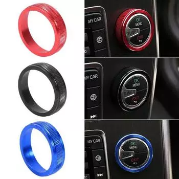 Крышка переключателя управления кондиционером автомобиля для Volvo XC60 V40 V60 S60 S80 чёрный