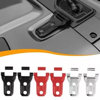 Крышка петли капота двигателя, наружные декоративные аксессуары для Jeep Wrangler JL JLU и Gladiator JT 2018-2024