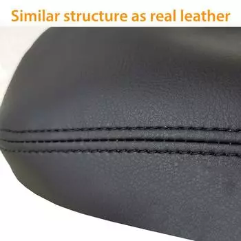 Крышка подлокотника автомобиля, PU кожа, центральная консоль, чехлы, накладки для Toyota Highlander 2008 2009 2010 2011 2012 2013 Аксессуары чёрный