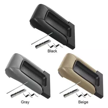 Крышка подлокотника центральной консоли 19127365 Крышка подлокотника автомобиля 19127366 Защитная отделка подлокотника PU для GMC Sierra 2001-2006 чёрный