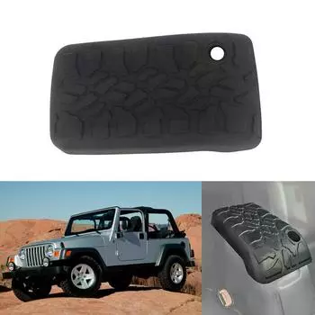 Крышка подлокотника центральной консоли автомобиля, черные аксессуары для салона Jeep Wrangler TJ 2001-2006