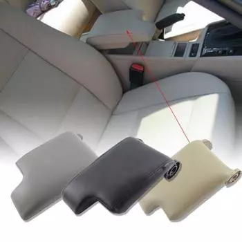 Крышка подлокотника Легкий центр Надежная модифицированная установочная часть из АБС-пластика Ящик для хранения подлокотника консоли серый
