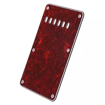 Крышка полости тремоло для гитары с 6 отверстиями для ST SQ (Красная черепаха)