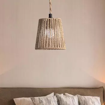 Крышка потолочного светильника, подвесной абажур, абажур из веревки для прикроватной кухни в доме