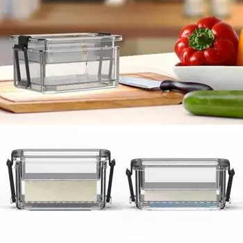 Крышка пресса для тофу с уплотнительным кольцом Дренажные отверстия Поддон для сбора воды Экономящий труд Пыленепроницаемый пресс для тофу пищевого класса Кухонный гаджет чистый